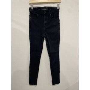 Express Stretch Legging Super High Rise Women's Black Jeans Size 2‎